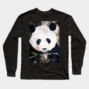 Panda Bear Long Sleeve T-Shirt